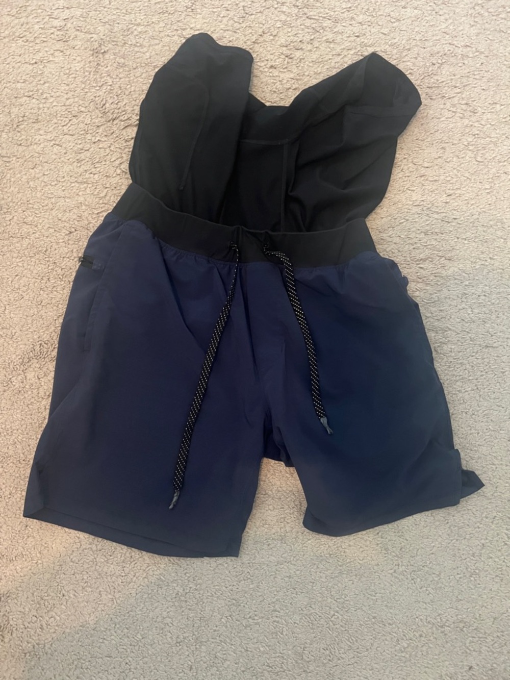 Fabletics Navy shorts with Drawstring Waist